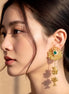Flower of the Moon KASHMIRI Earrings
