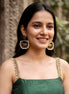 Gajraj Pearl Halo Statement Dangler Earrings