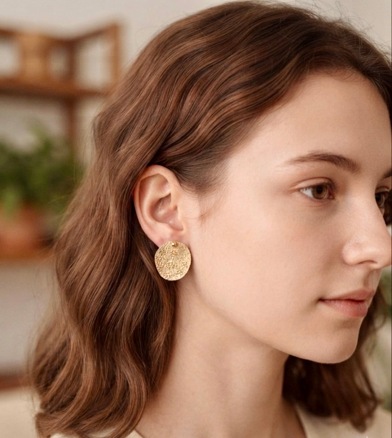 Coin Statement Earrings