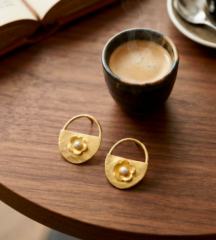Evorae Half Hoop Earrings.