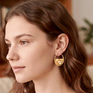 Evorae Half Hoop Earrings.