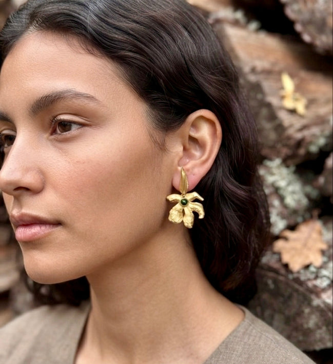Forest Blossom Statement Earrings