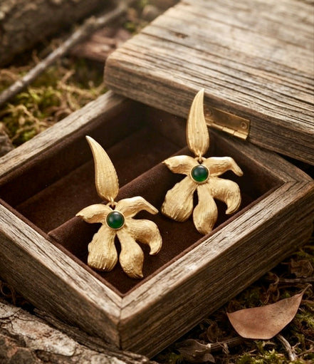 Forest Blossom Statement Earrings