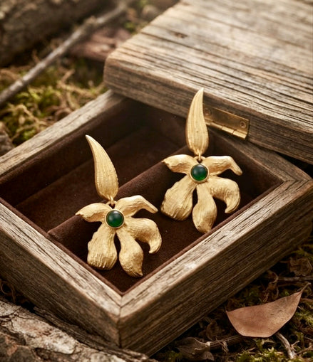 Forest Blossom Statement Earrings