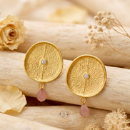 Modern Chand-Moti Shield Studs