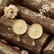 Modern Chand-Moti Shield Studs