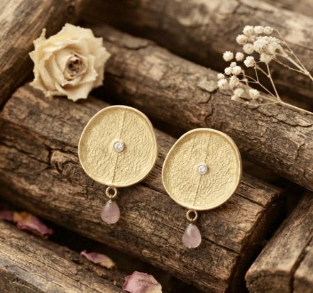 Modern Chand-Moti Shield Studs