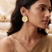 Modern Chand-Moti Shield Studs