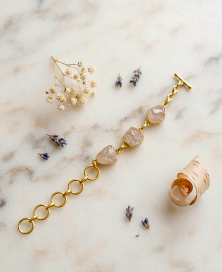 Rose-Quartz SerenityChain Bracelet 🌸