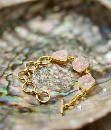 Rose-Quartz SerenityChain Bracelet 🌸