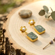 Sugar Quartz  Earrings
