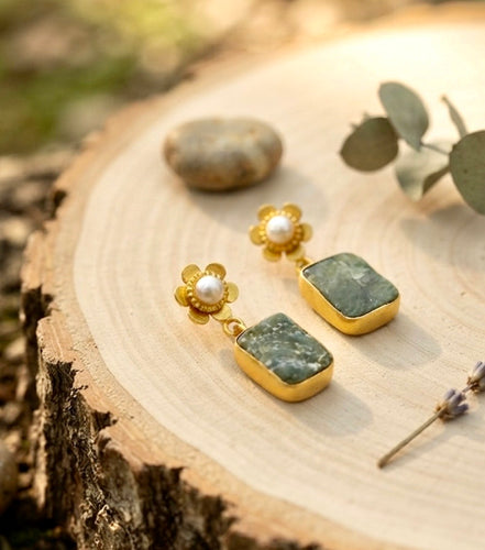 Sugar Quartz  Earrings
