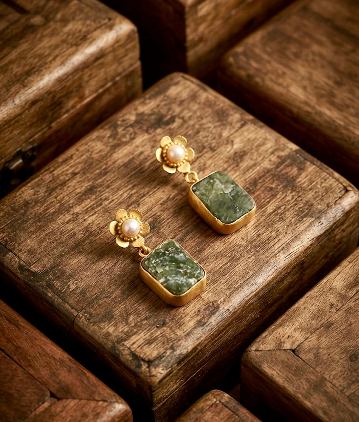 Sugar Quartz  Earrings