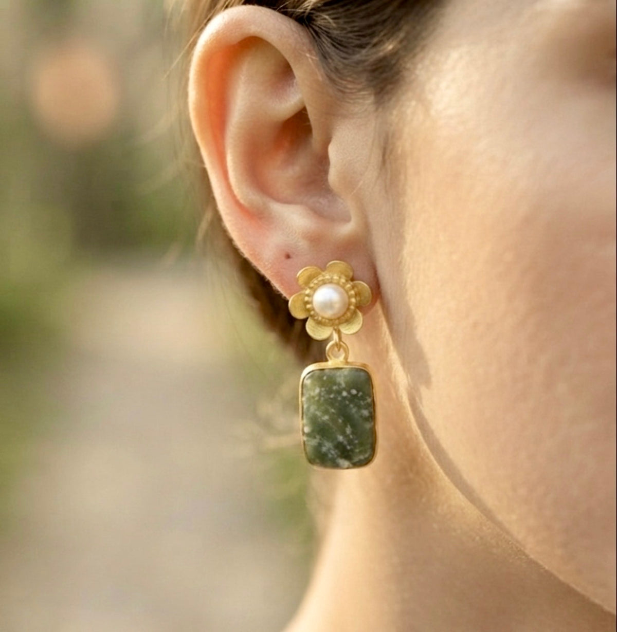 Sugar Quartz  Earrings