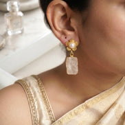 Sugar Quartz  Earrings