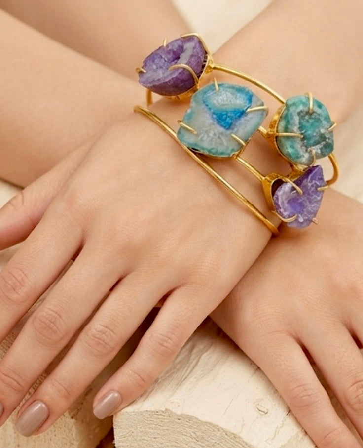Meridian Druzy Cuff