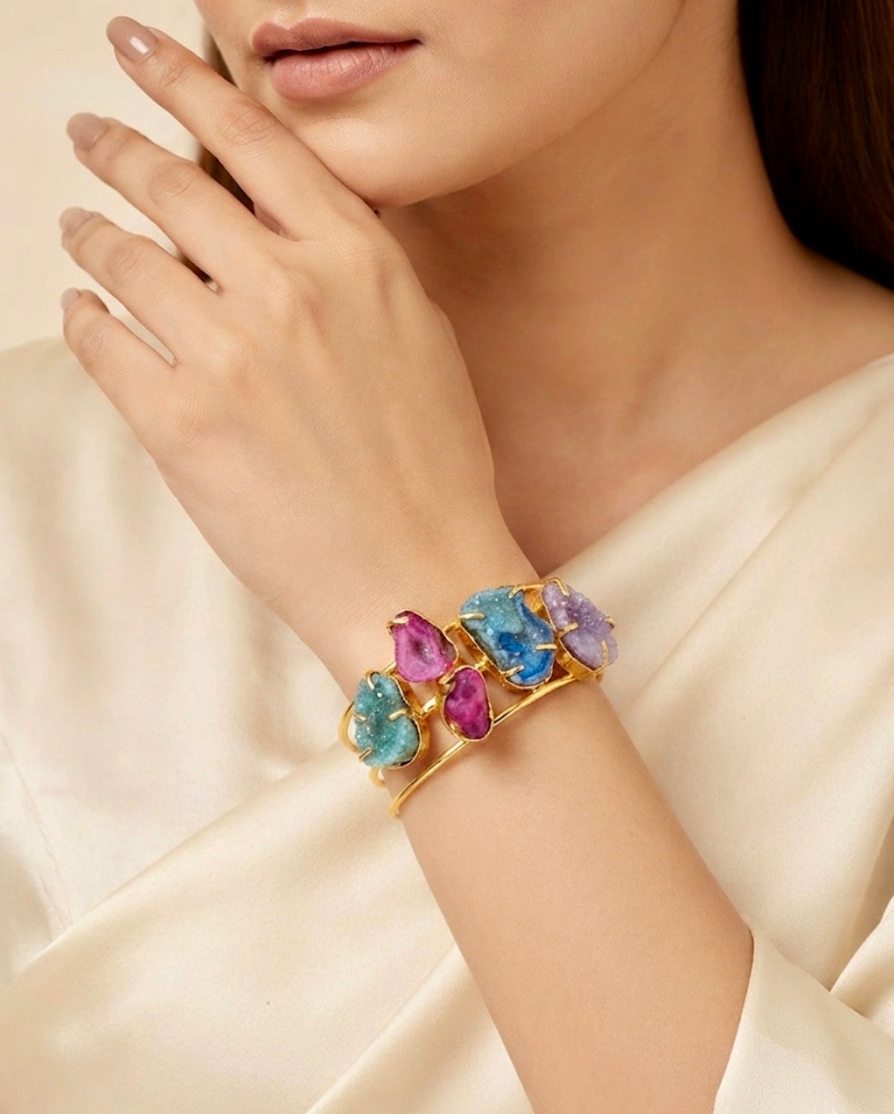 Meridian Druzy Cuff