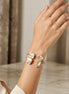 Baroque Petal Bangle