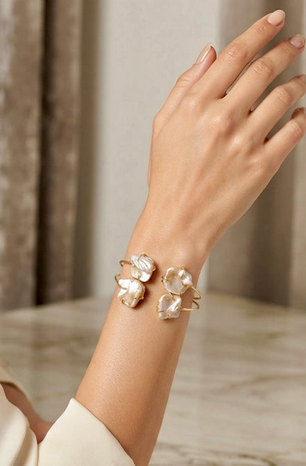 Baroque Petal Bangle