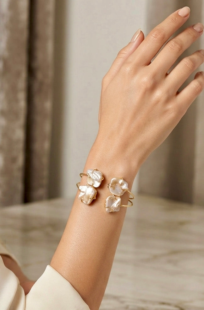 Baroque Petal Bangle