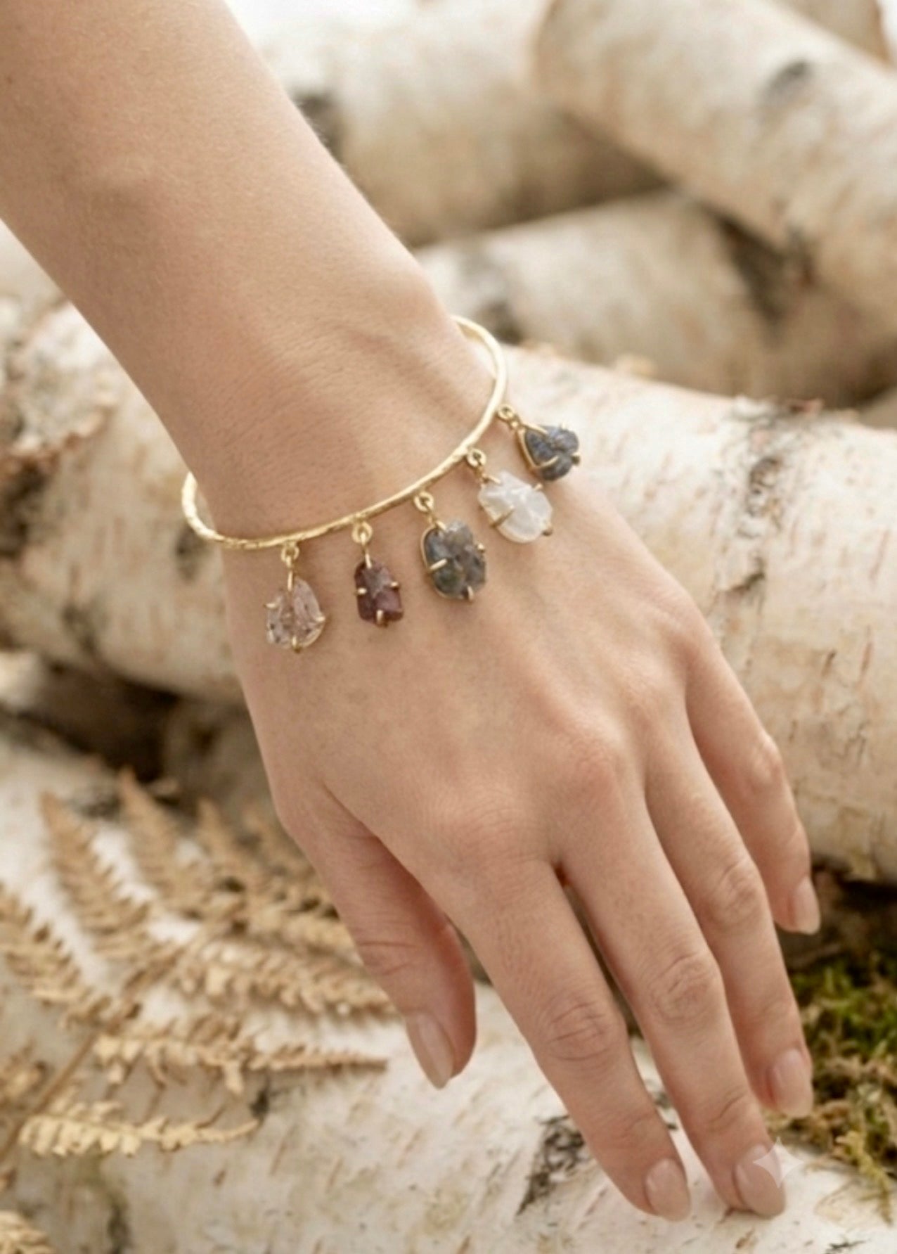 Nomad Stone Charms Bracelet