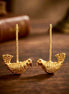 Birdy Brass Earrings