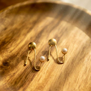 Dewdrop Arc Earrings