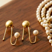 Dewdrop Arc Earrings