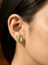 Sage Green Brass Studs