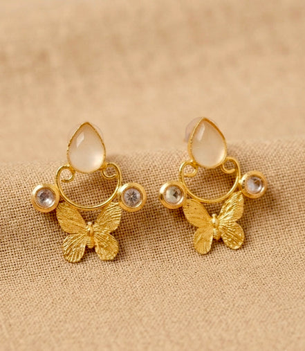 White Brass Studs