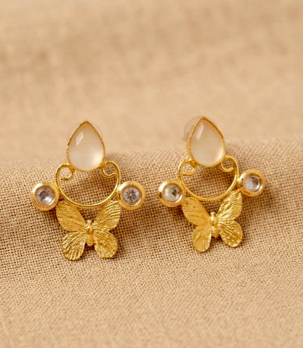 White Brass Studs