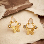White Brass Studs
