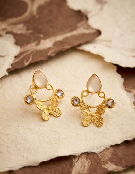 White Brass Studs