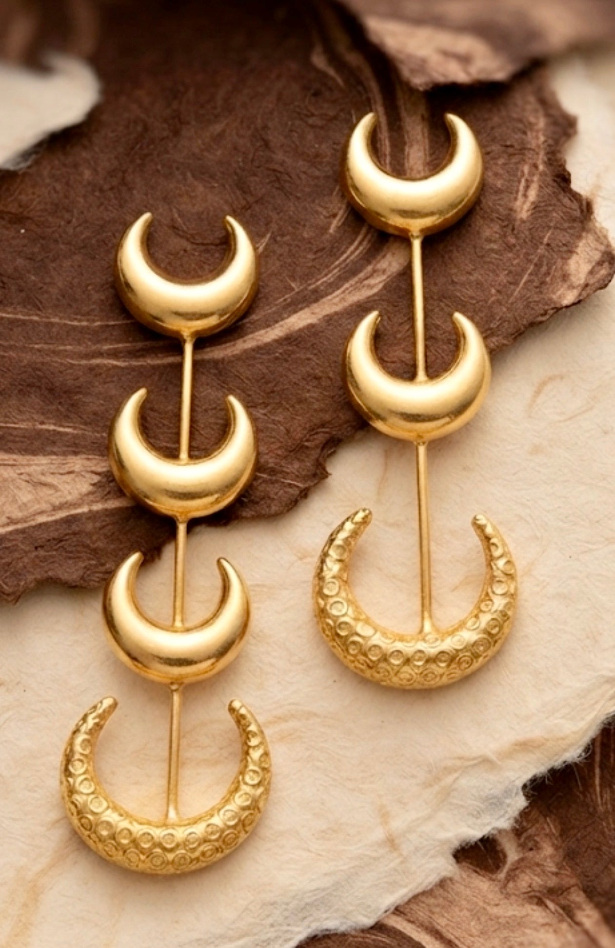 Tiered Hoop Earring