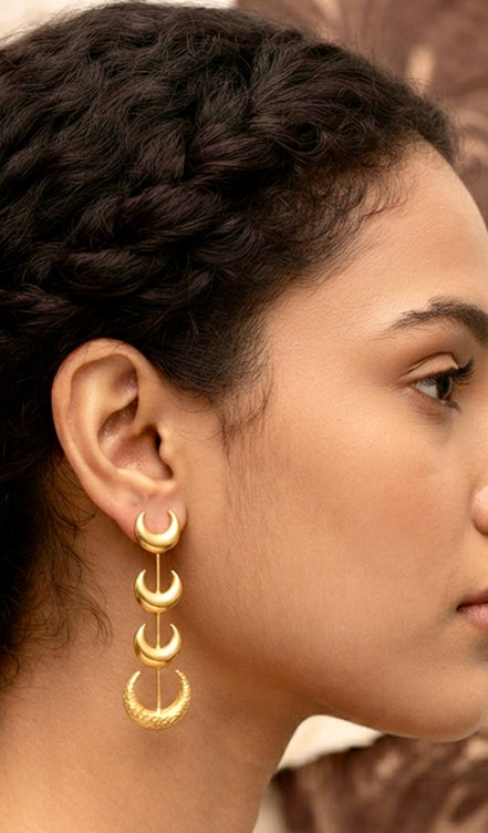 Tiered Hoop Earring