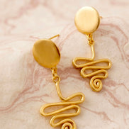 Spiral  Brass Drops