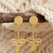 Spiral  Brass Drops
