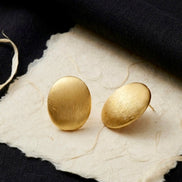 Wabi-Sabi Oval Brass Studs