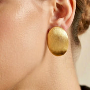 Wabi-Sabi Oval Brass Studs