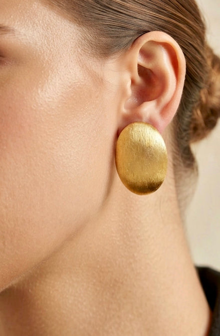 Wabi-Sabi Oval Brass Studs