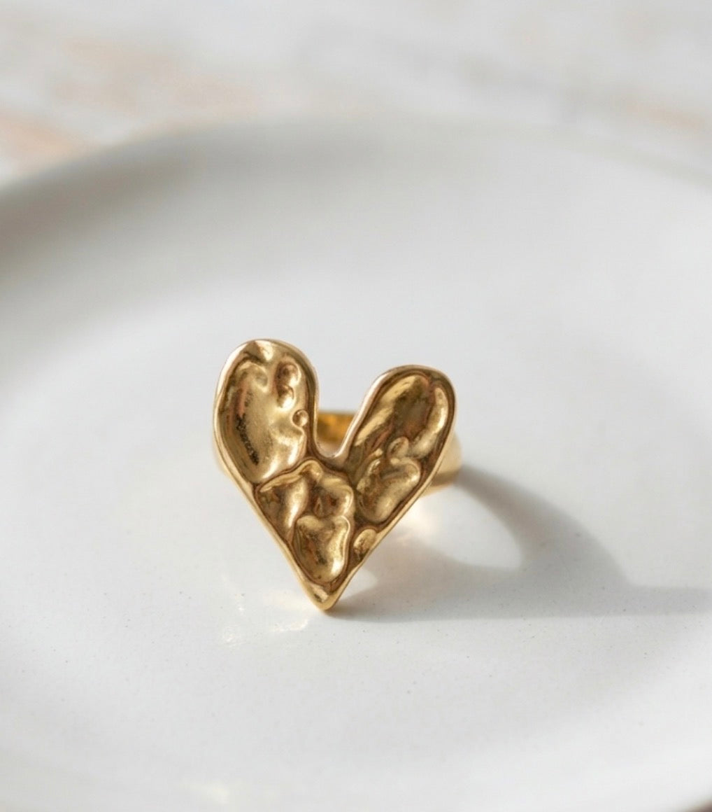 Honey Heart Ring