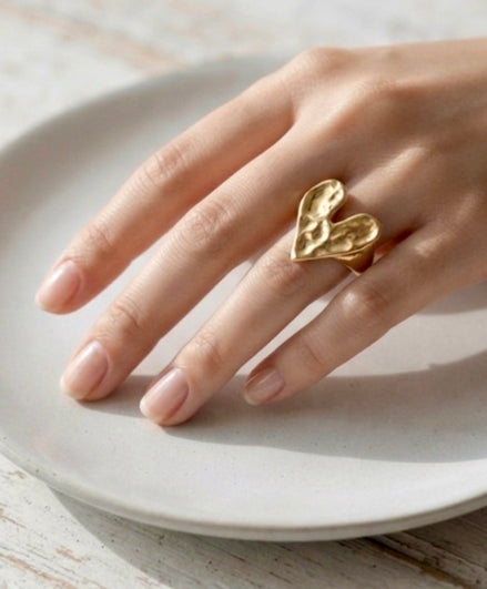 Honey Heart Ring