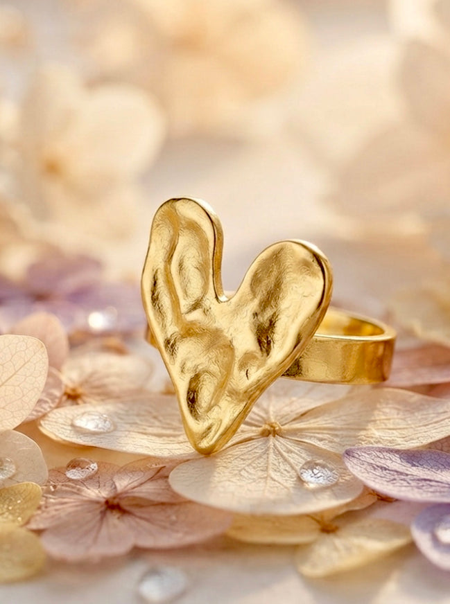 Honey Heart Ring