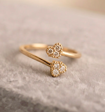 Duet Heart Ring