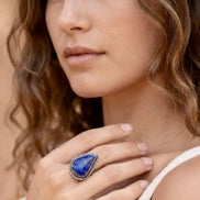 Indigo Earth Ring
