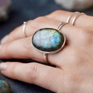 Midnight blue Ring