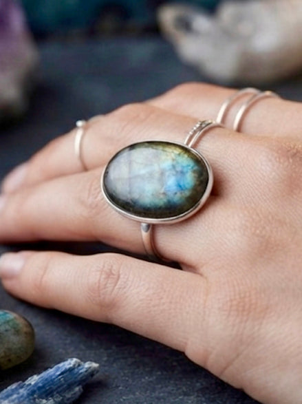 Midnight blue Ring