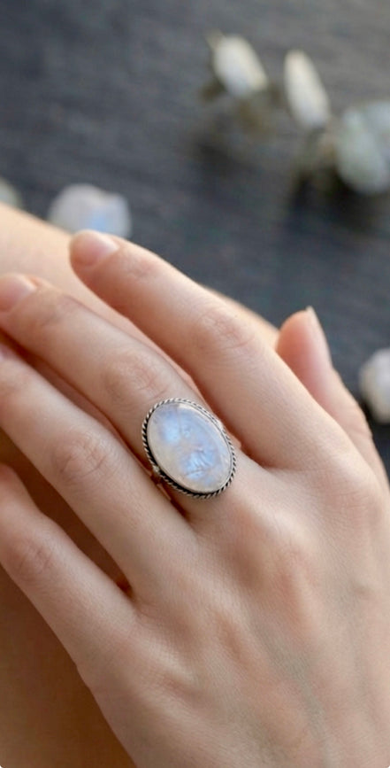 Moonstone Ring
