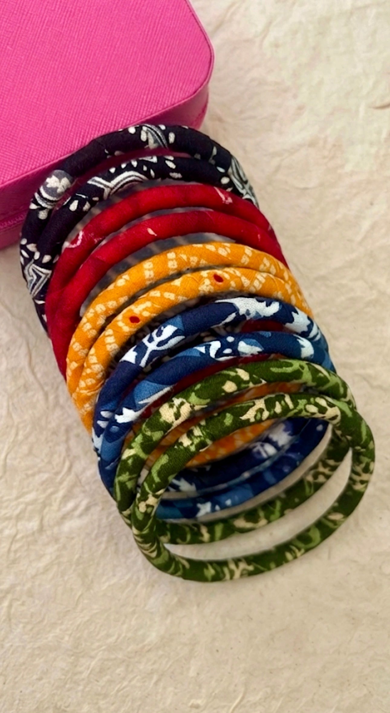 Bandhani Fabric Bangle
