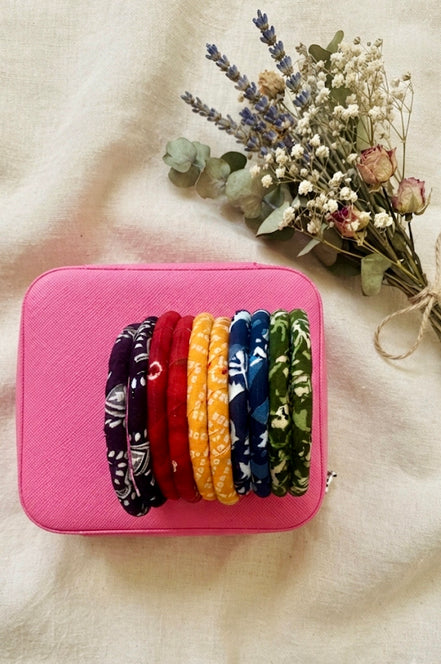 Bandhani Fabric Bangle